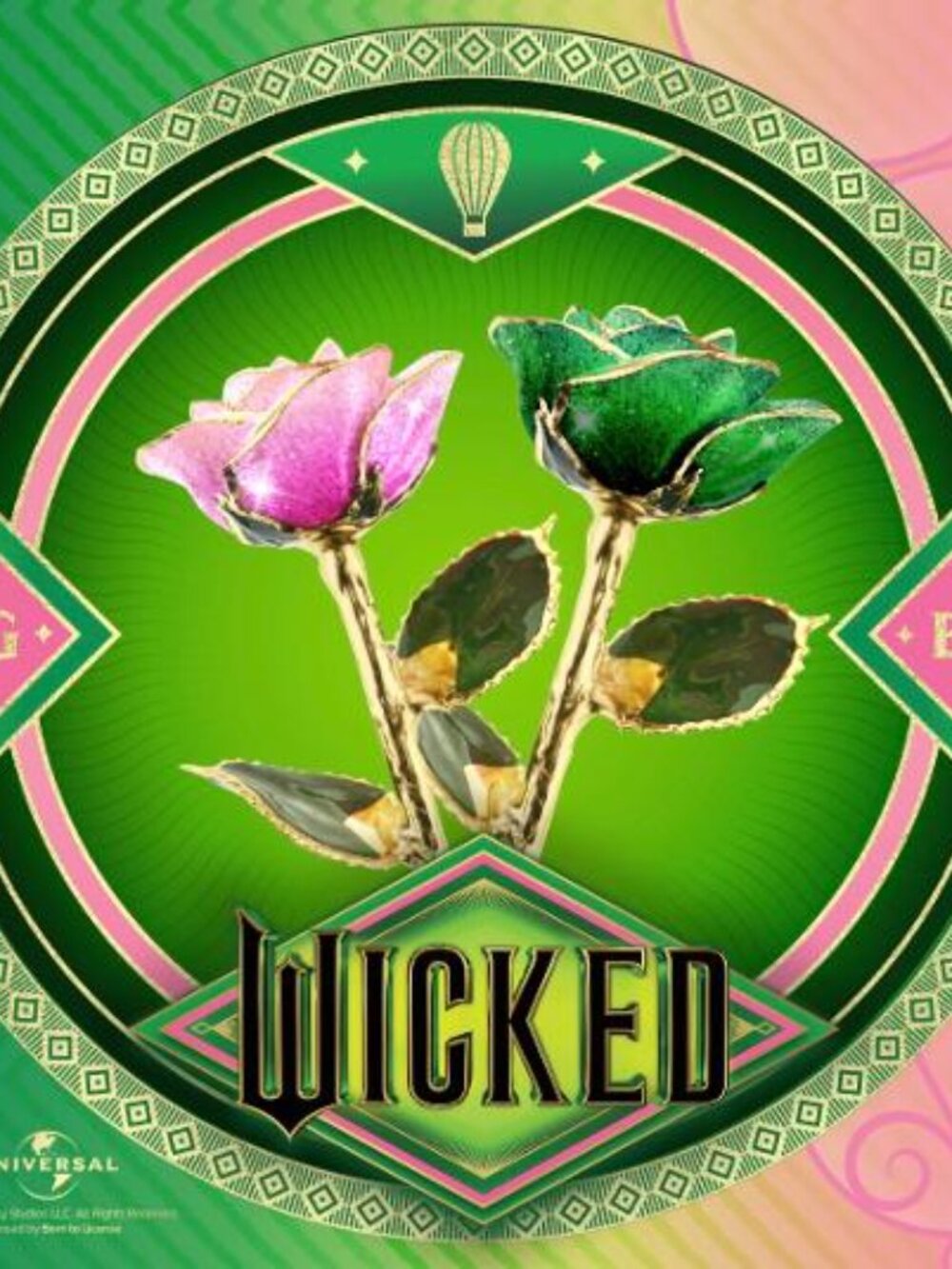 NEW - Steven Singer - 24K GOLD PLATED Jewlers Wicked Rose COLLECTIBLE - GREEN - Picture 3 of 3